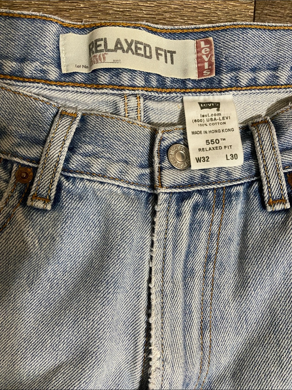1990’s VTG 550 Levi’s Men’s Distressed Jeans - Picture 5 of 8